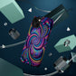 Cosmic Quasar Dreams. Neon Trippy Infinity Patterns Premium Art Magsafe Magnet Tough IPhone 13 14 15 Pro Plus Max and Mini in Matte and Glossy Phone cases