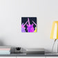 Neon Unicorn Dreamscape NEON Unicorns Art Canvas