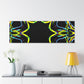 Vivid Neon Dreams of Infinity. Trippy Infinity Patterns Art Canvas