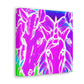 Neon Splendor Unicorns. NEON Unicorns Art Canvas