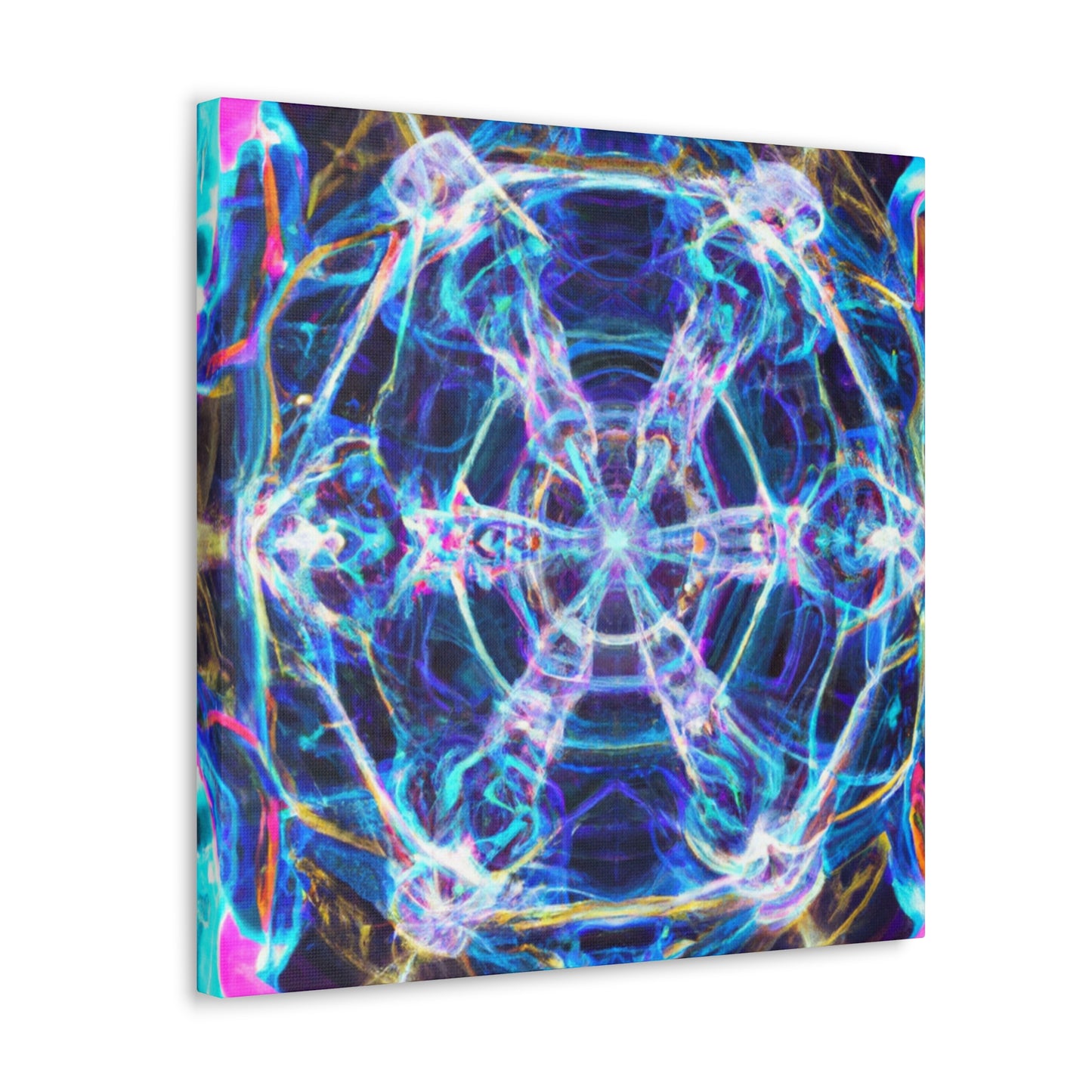 Psychedelic Infinity Visions Trippy Infinity Patterns Art Canvas