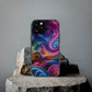 Neon Dreamscapes Infinity Patterns Art Polycarbonate Phone Case