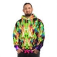 "Eternal Chroma-Vortex" -Trippy Infinity Patterns AOP Hoodie
