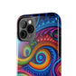 Neon Infinity Illusionz. Trippy Infinity Patterns Tough Phone Case