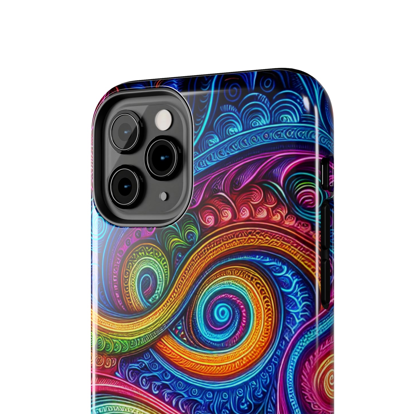 Neon Infinity Illusionz. Trippy Infinity Patterns Tough Phone Case