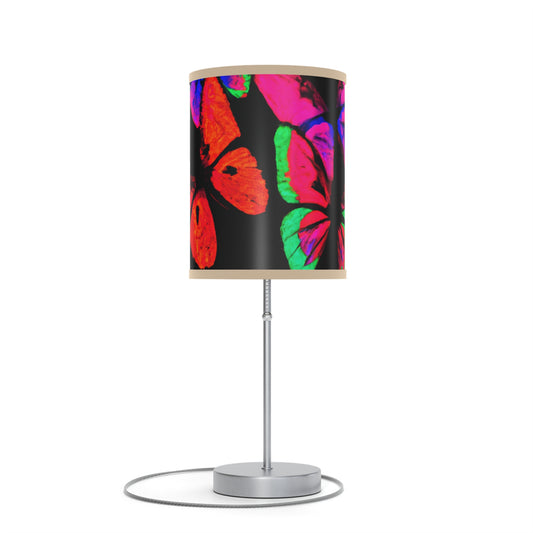 "Technicolor Dreamsitter" - NEON Butterflies Colored Lamp