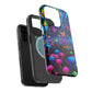Neon Fruition Neon Butterflies and Mushrooms Premium Art Magsafe Magnet Tough IPhone 13 14 15 Pro Plus Max and Mini in Matte and Glossy Phone cases