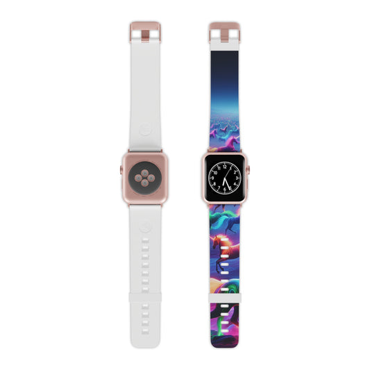"Neon Prismatic Unicorns" - NEON Unicorns Iwatch Band
