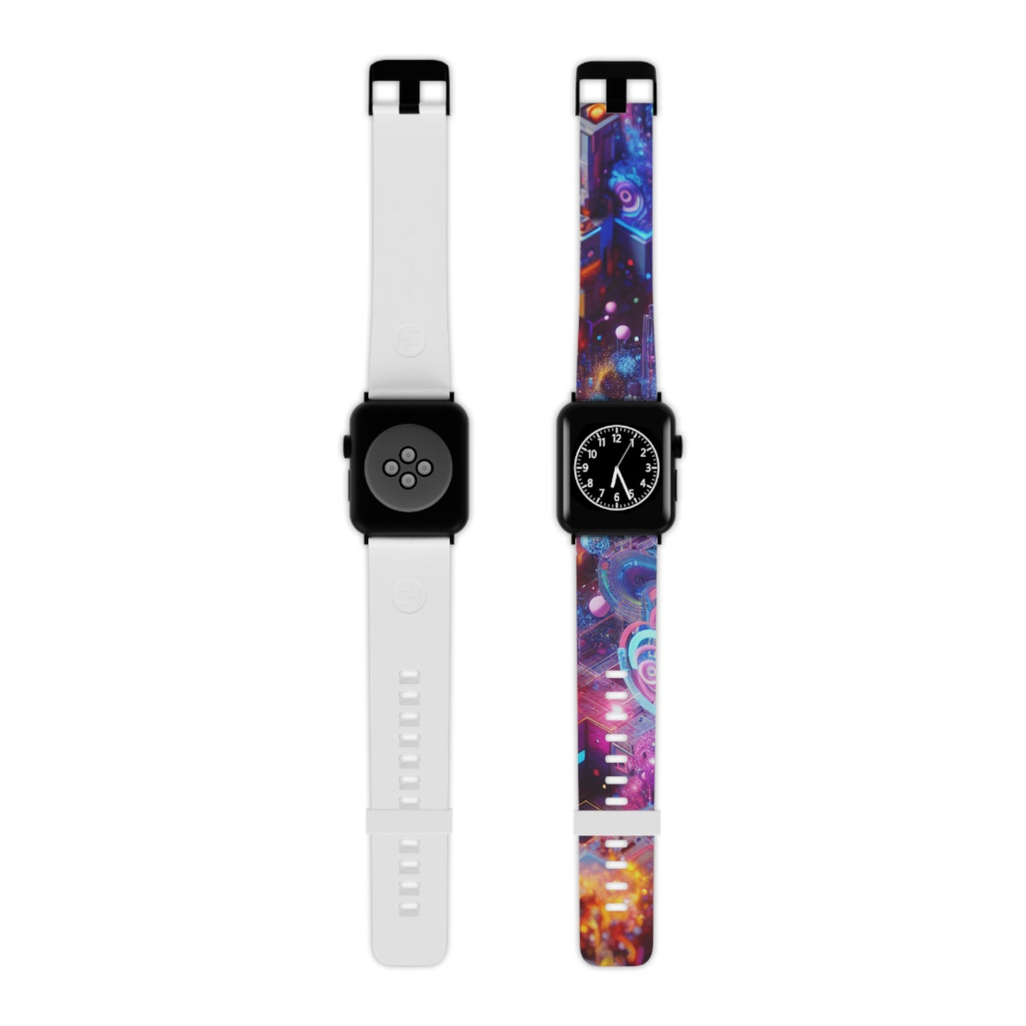 and highlighting

Galactic Illumination - Trippy Infinity Patterns Iwatch Band