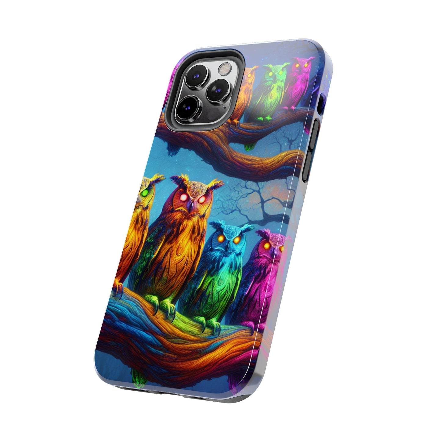 Neon Nocturnal Jazz NEON Owls Tough Phone Case