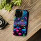 Neon Fruition Neon Butterflies and Mushrooms Premium Art Magsafe Magnet Tough IPhone 13 14 15 Pro Plus Max and Mini in Matte and Glossy Phone cases