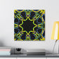 Vivid Neon Dreams of Infinity. Trippy Infinity Patterns Art Canvas