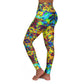 "Everlasting Neon Reflection" - Trippy Infinity Patterns Leggings
