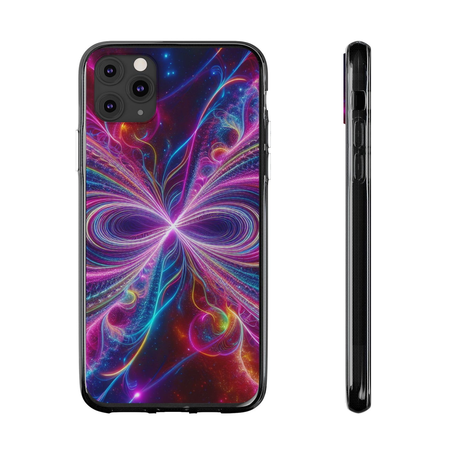 Neon Infinity Dreams Infinity Patterns Art Polycarbonate Phone Case