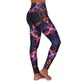 Galactic Neonoid Vortex - Trippy Infinity Patterns Leggings