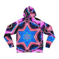 Vibrant Trippin' Neon Eternity -Trippy Infinity Patterns AOP Hoodie