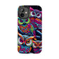 "Neon Nocturne" NEON Owls Tough Phone Case