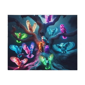 Neon Owlery - Neon Owls Puzzle 30, 110, 252, and 1000 Pieces