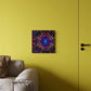 Chromatic Chromosphere. Trippy Infinity Patterns Acrylic Art Panel