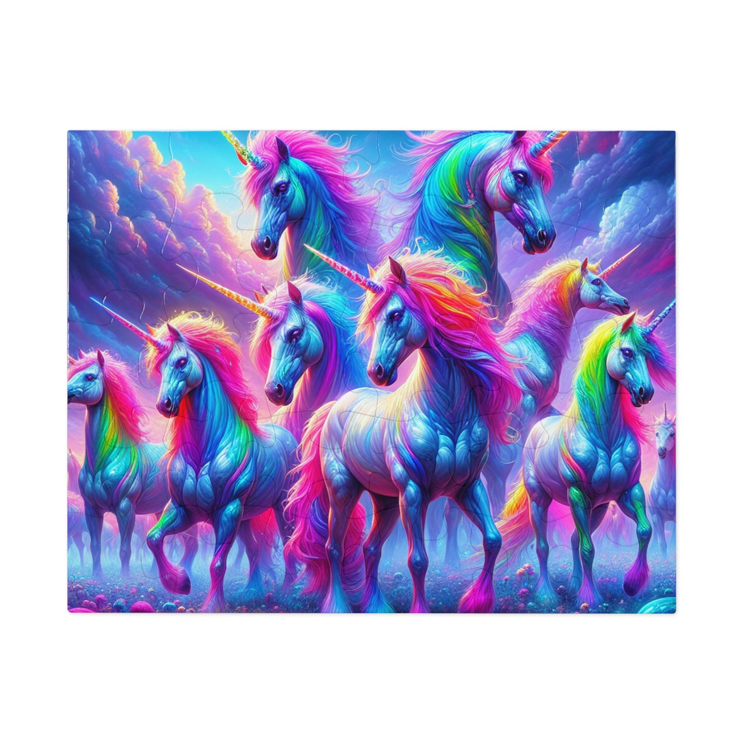 NeonUniClan - Neon Unicorns Puzzle