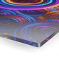 Cosmic Vibrancy. Trippy infity Pattern 1/4" Glossy Acrylic Art