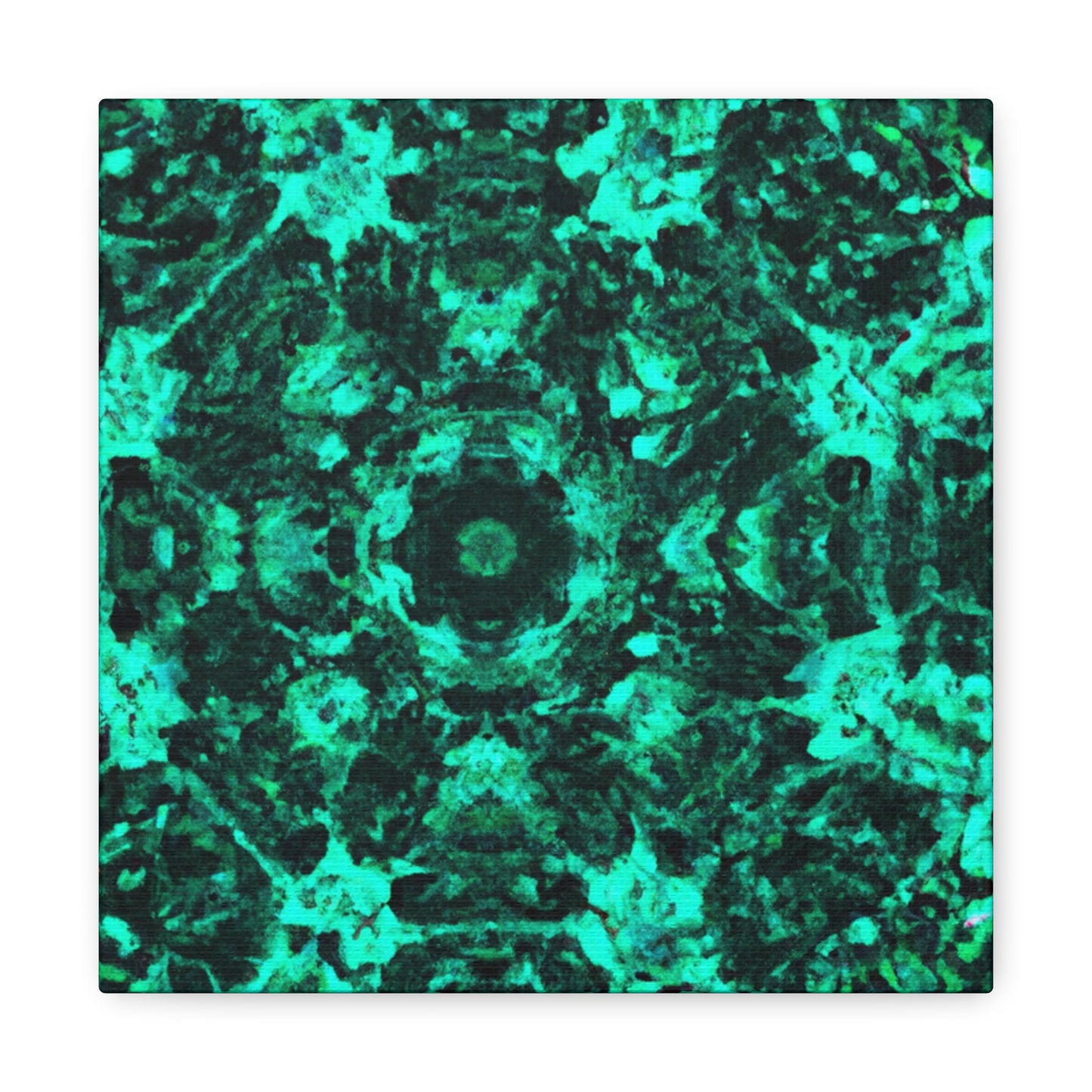 Cosmic Synesthesia Explosion. Trippy Infinity Patterns Art Canvas