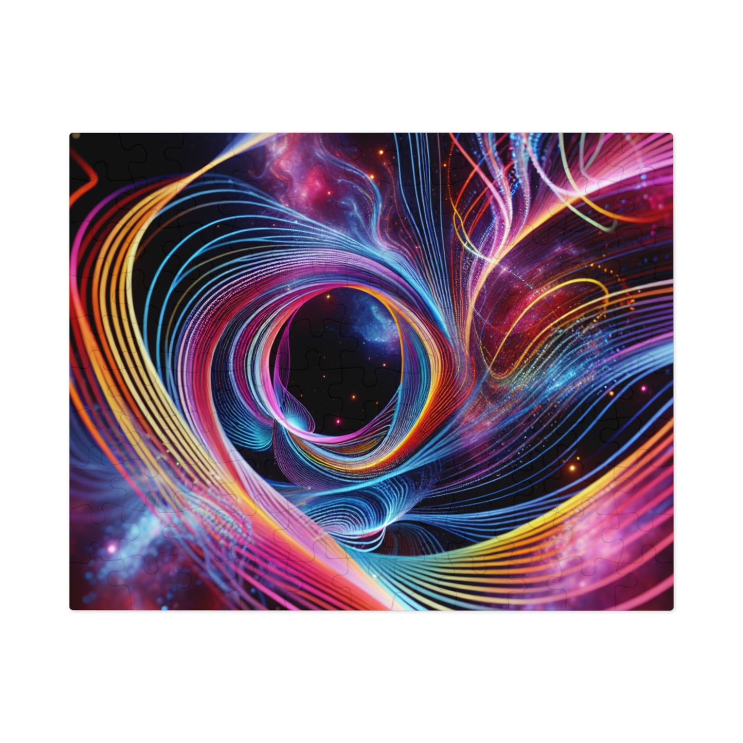 NeonInfiniti. - Neon Trippy Infinity Patterns Puzzle 30, 110, 252, and 1000 Pieces