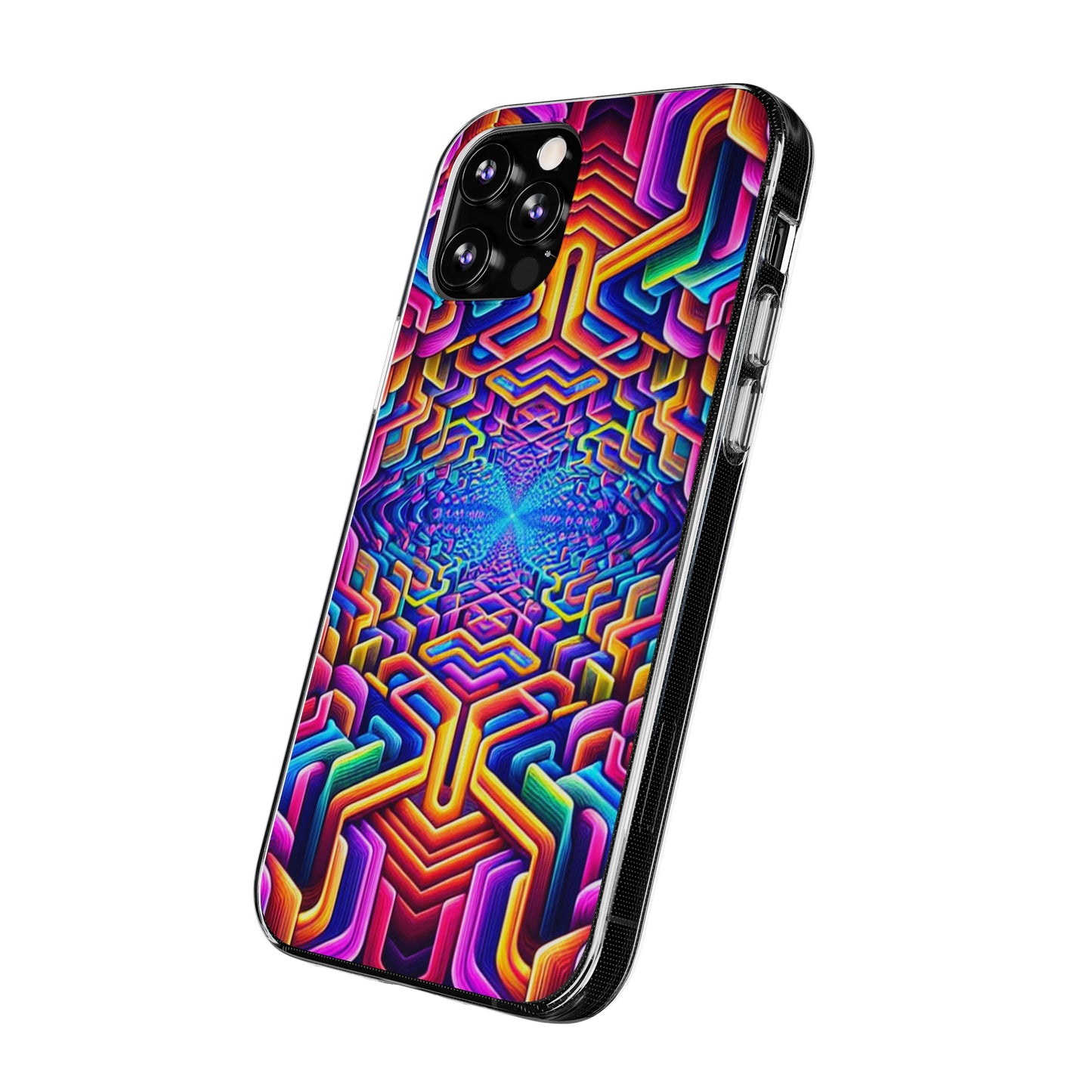 Vibrant Trippin' Infinity Infinity Patterns Art Polycarbonate Phone Case