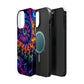 Twilight Infinyscape Neon Trippy Infinity Patterns Premium Art Magsafe Magnet Tough IPhone 13 14 15 Pro Plus Max and Mini in Matte and Glossy Phone cases