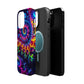 Twilight Infinyscape Neon Trippy Infinity Patterns Premium Art Magsafe Magnet Tough IPhone 13 14 15 Pro Plus Max and Mini in Matte and Glossy Phone cases