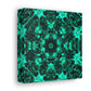 Cosmic Synesthesia Explosion. Trippy Infinity Patterns Art Canvas