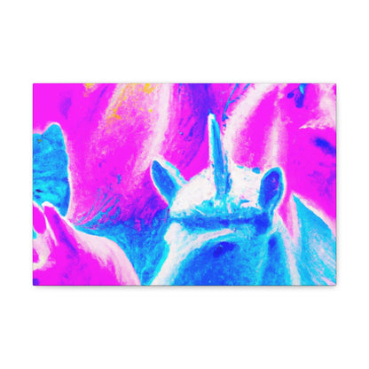 Neon Unicorn Dreamscape NEON Unicorns Art Canvas