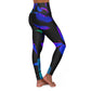 "Neon Flutterings" - Butterflies Leggings