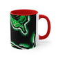 "Neon Splendor Symphony" Butterflies 11oz Mug