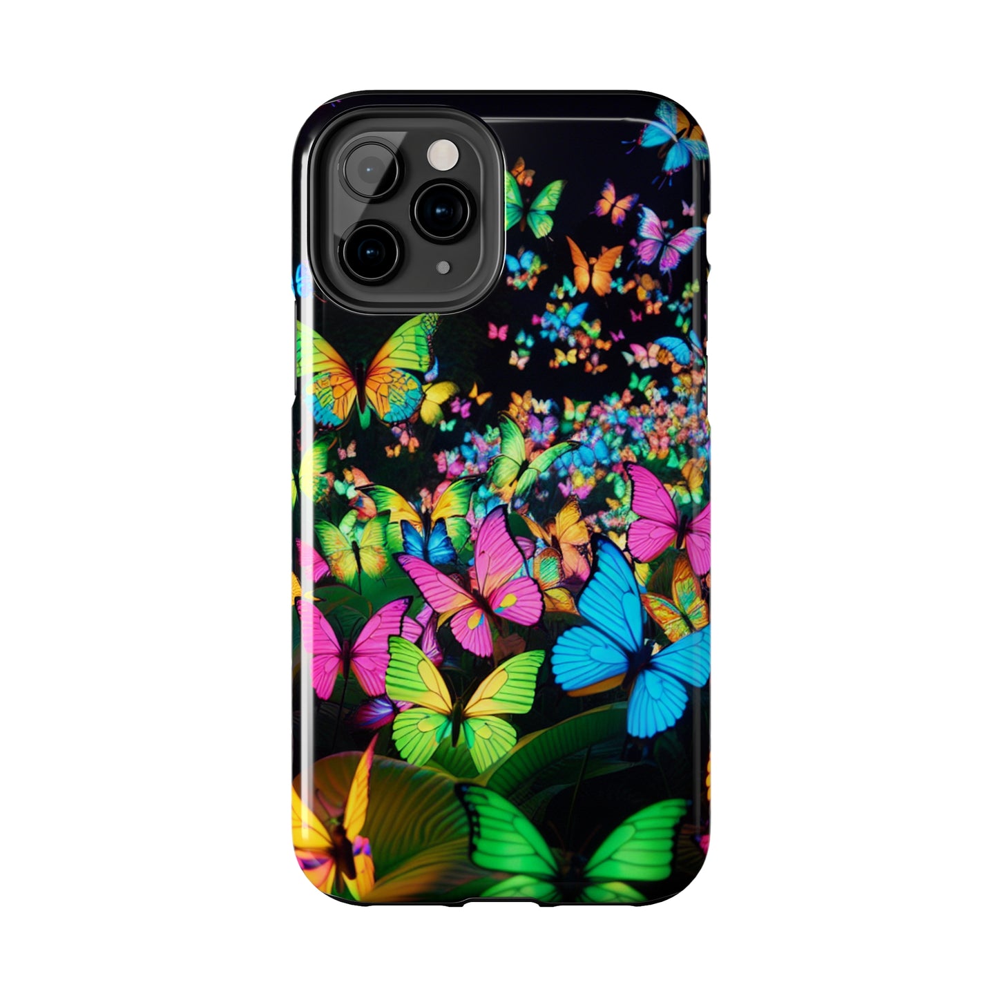 Neon Butterfly Congregation. NEON Butterflies Tough Phone Case