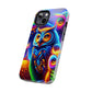 Neon Night Owls. NEON Owls Tough Phone Case