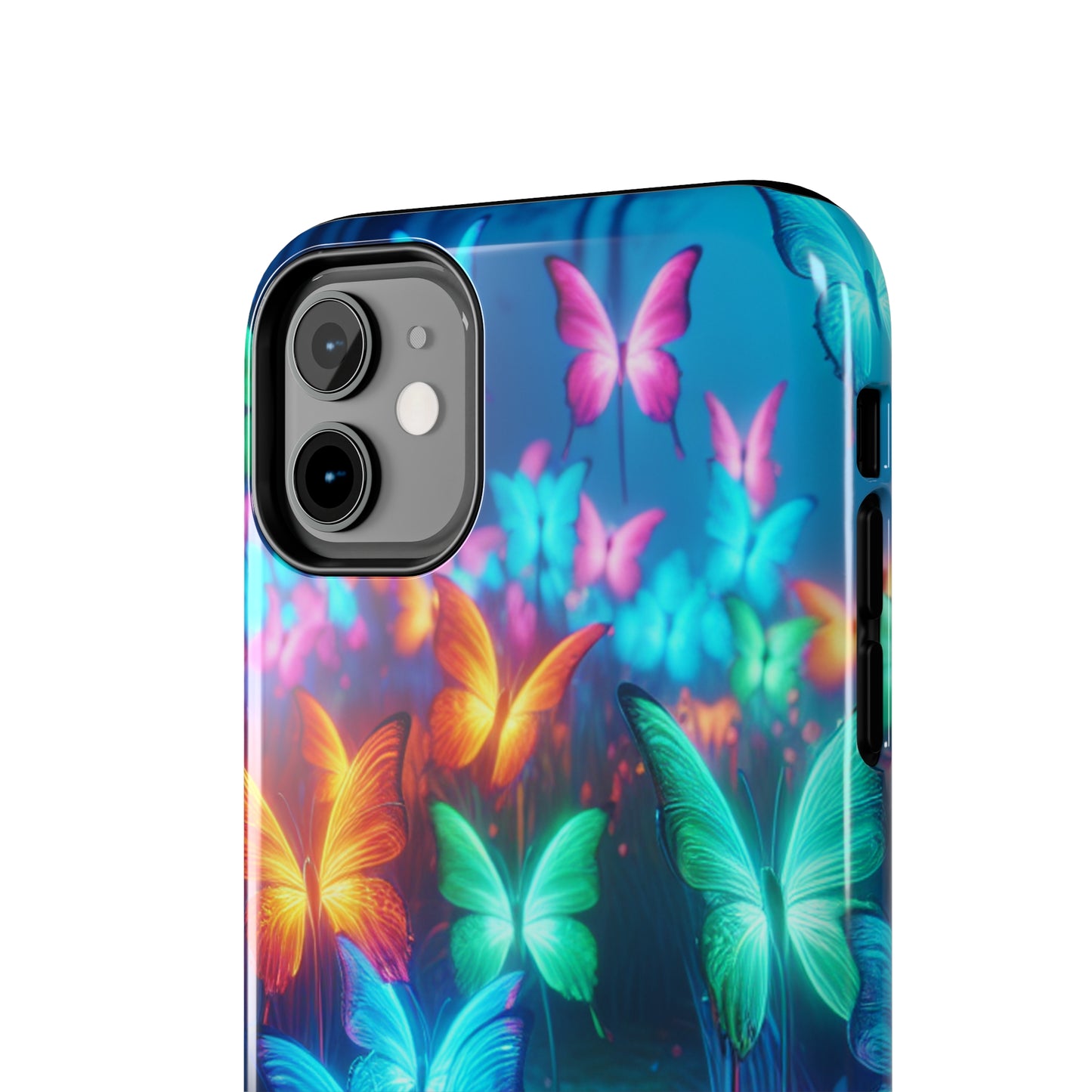 Neon Whispers. NEON Butterflies Tough Phone Case