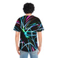 Neon Maze Infinity. Trippy Infinity Patterns Mens Jersey