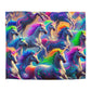 Pietro Romano - NEON Unicorns Microfiber Duvet Cover