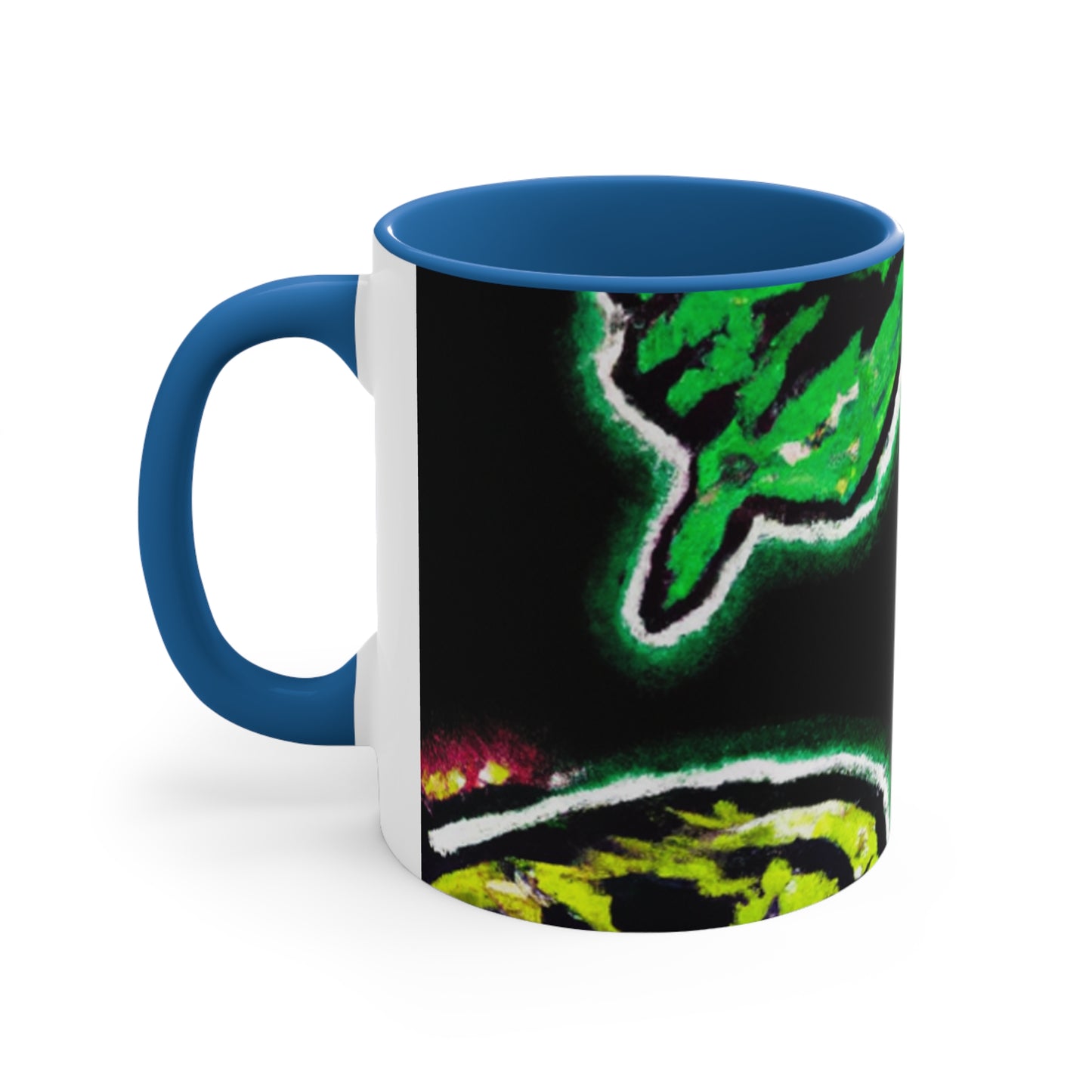 "Neon Splendor Symphony" Butterflies 11oz Mug