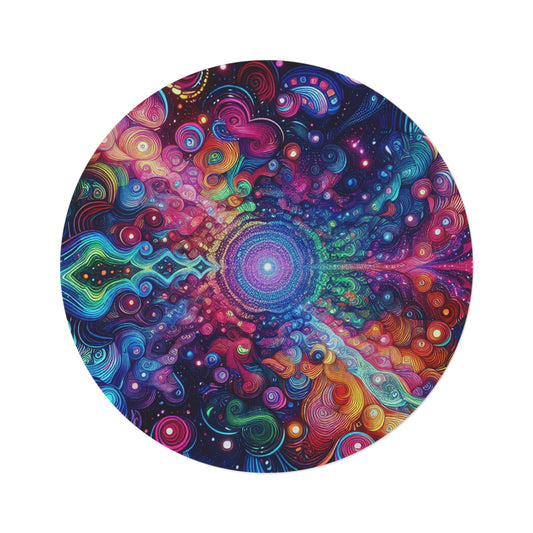 "Infinite Vibrancy" Infinity Patterns Round Rug
