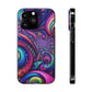 "VibranTrip Neonfinity" Infinity Patterns Art Polycarbonate Phone Case
