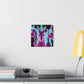 "Neon Unicorn Posse" NEON Unicorns Art Canvas
