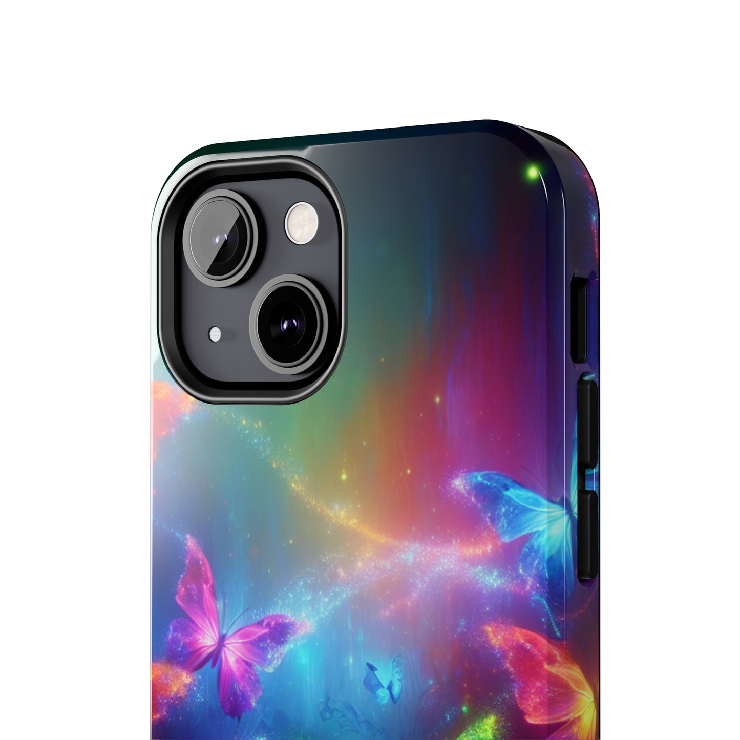 "Glow of the Luminous Butterflies" NEON Butterflies Tough Phone Case