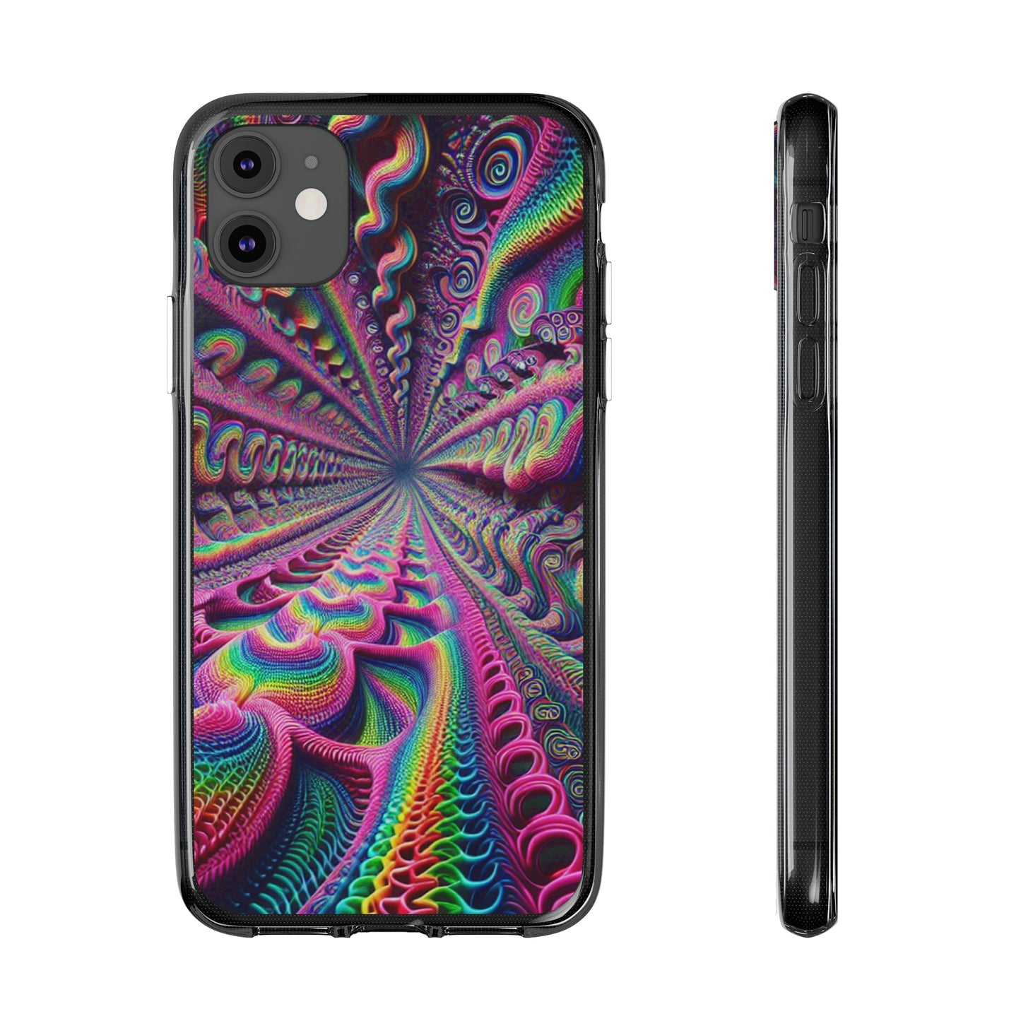 VibrancyInfiniteNeonacopia Infinity Patterns Art Polycarbonate Phone Case