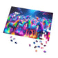 Neonu-Cluster - Neon Unicorns Puzzle 30, 110, 252, and 1000 Pieces