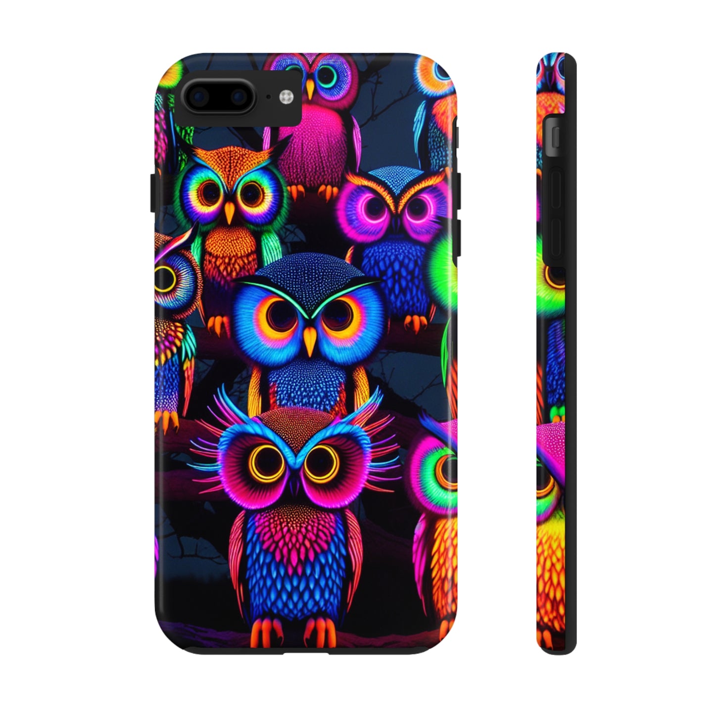 Neon Gloowls. NEON Owls Tough Phone Case