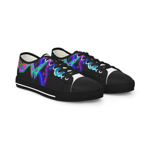 "Neon Magic Garden". - Men's Lowtop Sneakers