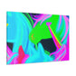 Neon Magical Joyride NEON Unicorns Art Canvas
