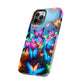"Neon Butterflies Awakening" NEON Butterflies Tough Phone Case